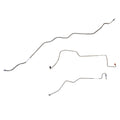 90-97 Ford F-250/F-350 without Load Leveling Front Brake Line Kit; Steel - SSTubes