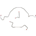 TKT9841OM- 98-01 Ranger, 2wd, RWABS Disc/Drum, Front Brake Line Kit, Steel - SSTubes