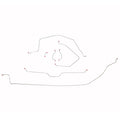 VCK6302OM- 63-64 Corvette with Power Brakes, Complete Brake Line Kit; Steel - SSTubes