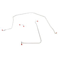 VKT6501OM- 65-66 Chevy Corvette, Standard Brakes, Front 3pc Brake Line Set; Steel - SSTubes