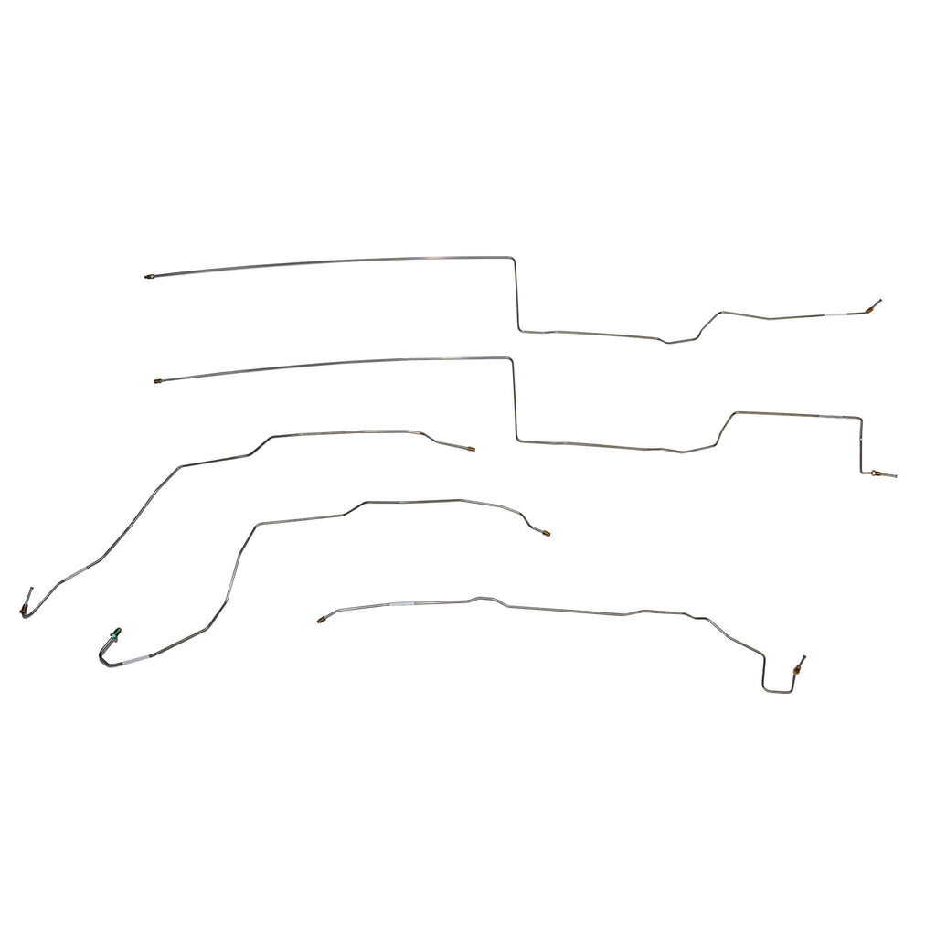 2014 - 17 Jeep Cherokee, 4WD, Intermediate Brake Line Set; Stainless - SSTubes