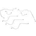 WKT0204OM- 02-05 Dodge Ram 1500 4wd, AWABS, Front Brake Line Kit; Steel - SSTubes