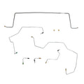 03-05 Liberty, 3.7L V6, 4wd, Traction Control, ABS, Front Brake Line Kit; Steel - SSTubes