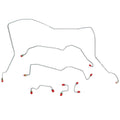 WKT9503OM- 95-97 Dodge Ram, 4wd, RWABS, Two Blocks on Driver Side Frame; Front Brake Line Kit Steel - SSTubes