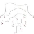 WKT9803OM- 98-01 Ram 1500 4wd, RWABS, Front Brake Line Kit; Steel - SSTubes