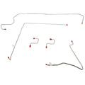 WKT9951OM- 99-04 Jeep Grand Cherokee, Front Brake Line Set, Fits All Models within Generation; Steel - SSTubes