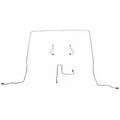 XKT6201OM- 62-64 Chevy Nova/Chevy II, Standard Drum Brakes; 4pc Front Brake Line Set; Steel - SSTubes