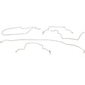 YIN0103OM- 01-06 Sebring Convertible, w/ AWABS, 4w Disc; Intermediate Brake Line Kit; Steel - SSTubes