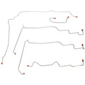 YKT0101OM- 01-06 Sebring Convertible, w/ AWABS, 4w Disc; Front Brake Line Kit; Steel - SSTubes