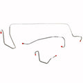 YKT6501OM- 64-65 Mopar A-Body, w/ Standard Brakes; Front Brake Lines; Steel - SSTubes