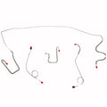 YKT6701OM- 67 Mopar A-Body Standard Disc/Drum Brakes, 4 Line Front Kit; Steel - SSTubes