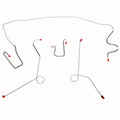 YKT6702OM- 67 Mopar A-Body Power Disc/Drum Brakes, 4 Line Front Kit; Steel - SSTubes