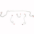 YKT7401OM- 74 Mopar A-Body Standard Disc/Drum Brakes, 4 Line Front Kit; Steel - SSTubes