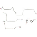 ZKT7302OM- 73 Ford Mustang, Mercury Cougar w/ Power Disc Brakes, Front 5pc Brake Line Set; Steel - SSTubes