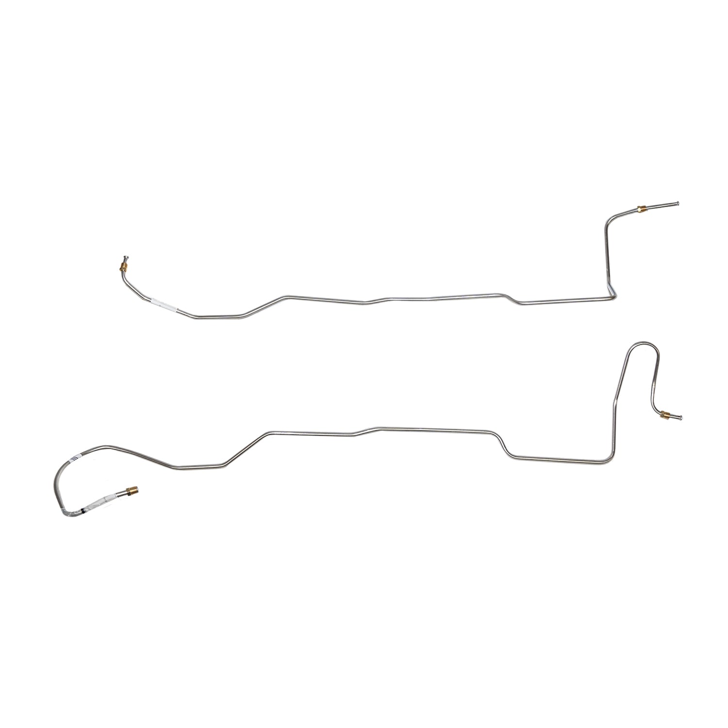 ZTC6601SS- 66 Ford Mustang, 6cyl. C4 2pc Transmission Cooler Line Set; Stainless - SSTubes