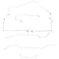 CBK0064OM- 2001-05 Grand AM/Malibu/Alero with ABS, Complete Brake Line Kit, Steel - SSTubes