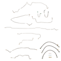 BLH132 - 95-99 GMC / Chevy Suburban 2500 7.4L, Complete Brake Line and Hose Kit; Stainless - SSTubes